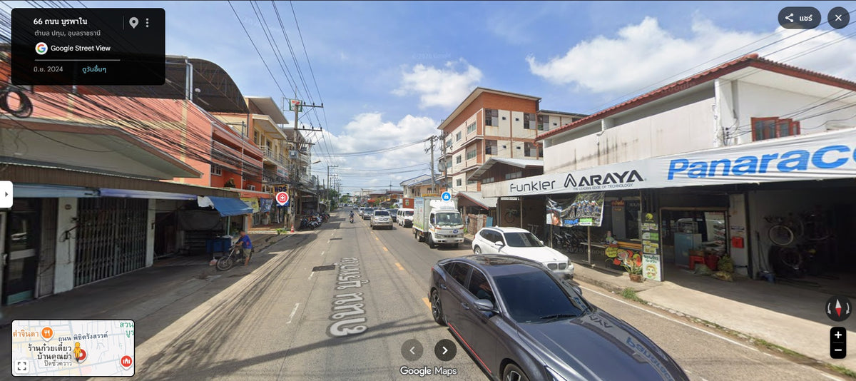 พื้นที่ตึกกลางเมืองอุบล บนถนนบูรพาใน พร้อมรีโนเวท ***เฉพาะ ชั้นที่1 เท่านั้น***
